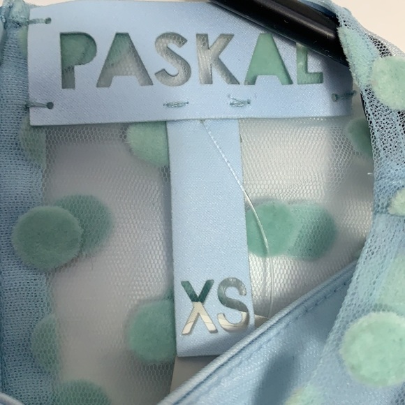 Paskal Sheer flocked tulle MIDI Dress - Picture 4 of 5